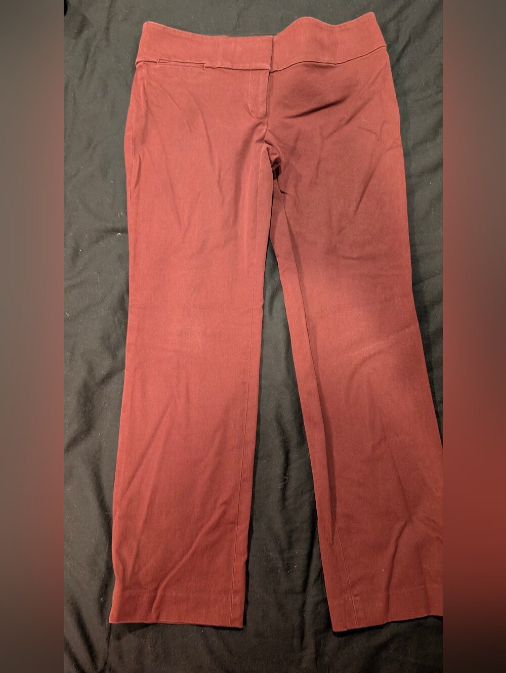 LOFT Flare Jeans in Deep Wine